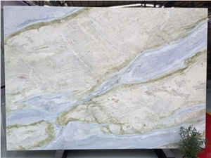 China Changbai White Jade Big Slabs/New Polished Blue Dragon Veins Marble Slabs and Tiles/Green Seawave Marble Slabs/Changbai Jade Marble Panels/Bookmatching Marble Slabs