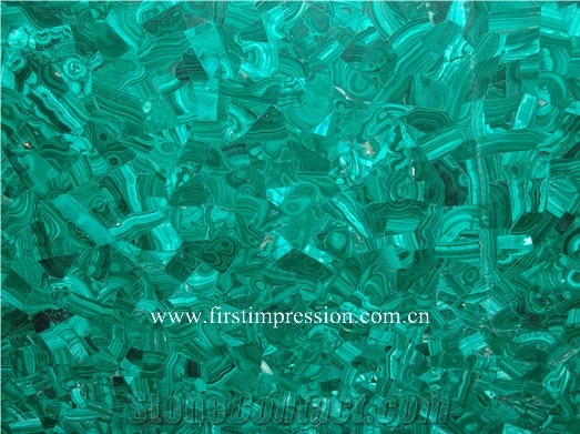 Green Malachite Semi Precious Slabs/Green Gemstone Flooring Tiles / Green Malachite Semi Precious Stone Wall Tiles/Green Malachite Stone Panels/Green Malachite Semi Precious Stone Panels/ Semiprecious