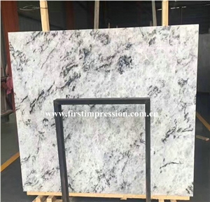 Hot Ice Blue Crystal Slabs & Tiles/Black Vein Light Transfer Bookmatch Stone Slabs/Tiles/Cut to Size/Project/Wall Cladding/Background/Interiol Decoration Stone