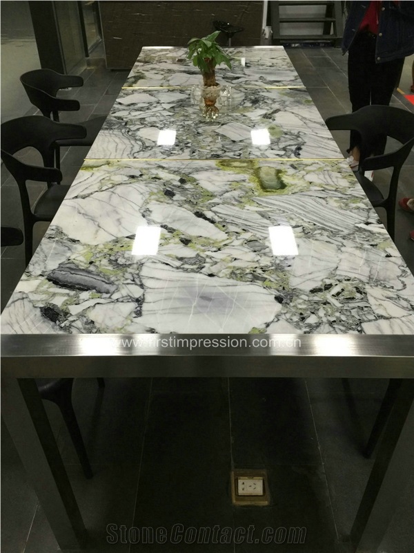 Ice Jade Marble Slab&Tile/Green Marble Tile & Slab/White Beauty/Ice Connect Marble/Chinese Green/Marble Tiles Cut to Size/Ice Green/White and Green Marble Big Slabs