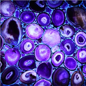 Lilac Agate Gemstone Slabs&Tiles/Violet Gemstone Wall Covering&Flooring/Lilac Semi Precious Stone Wall Panels/ Lilac Precious Stone/Semi-Precious Stone for Hotel&Villa Decoration,Semi Preciouse Stone