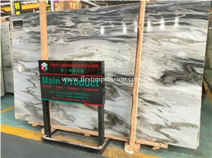 New Material Impression Grey Marble Big Slabs & Tiles/Dark Ink Marble Tiles & Slabs/Crystal Ink Marble Glassy Wall Covering & Flooring Tiles