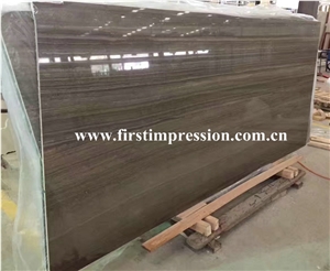 New Polished Brown Wood Vein Marble Tiles& Slabs/Coffee Wooden Marble Slabs/Coffee Serpeggiante Marble Slabs/China Serpeggiante Marble Panels/Coffee Wood Veins Marble Slabs/A Grade Quality