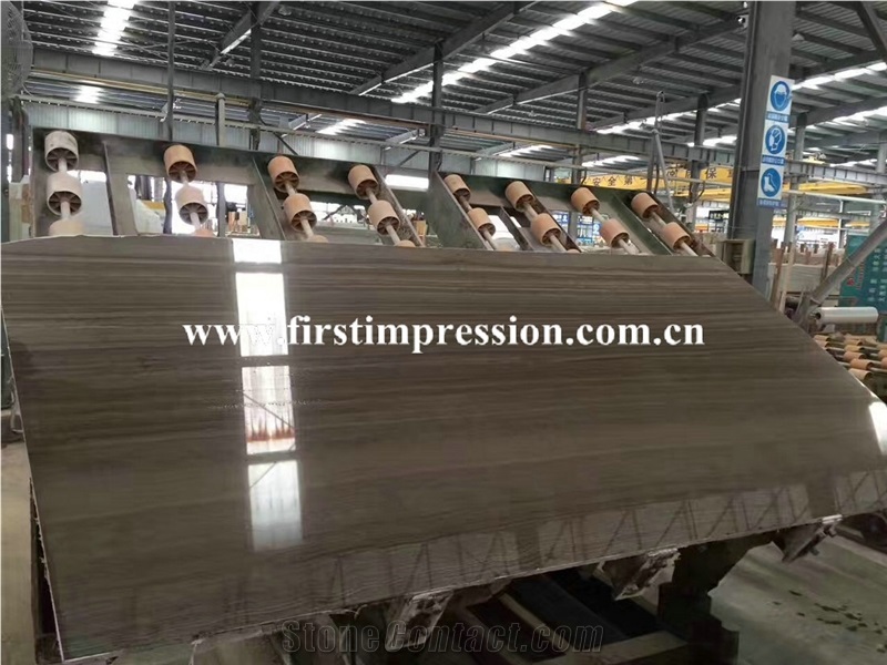 New Polished Brown Wood Vein Marble Tiles& Slabs/Coffee Wooden Marble Slabs/Coffee Serpeggiante Marble Slabs/China Serpeggiante Marble Panels/Coffee Wood Veins Marble Slabs/A Grade Quality