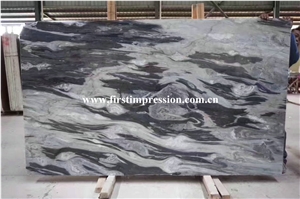 New Polished Dreaming River Grey Marble/New Material Marble/Best Price China Marble Big Slabs/Gray Marble for Wall & Floor Covering Tiles