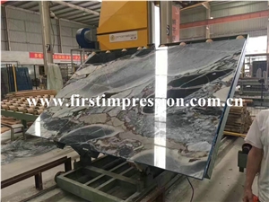 New Polished Hot Sale Galaxy Blue Marble Slabs & Tiles/China Multicolor Marble/Hotel and Mall Hall Floor & Wall Project Material/Grey-White-Black Marble Tiles&Slabs/Decoration Tiles