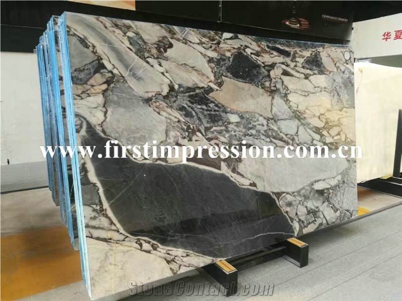 New Polished Hot Sale Galaxy Blue Marble Slabs & Tiles/China Multicolor Marble/Hotel and Mall Hall Floor & Wall Project Material/Grey-White-Black Marble Tiles&Slabs/Decoration Tiles