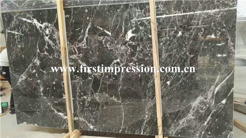 New Product Star Grey Marble Slabs & Tiles/Universe Grey(Black) Marble Slabs/Cut to Size/Floor & Wall Covering/Interior & Exterior Decoration/Made in China Marble Big Slabs