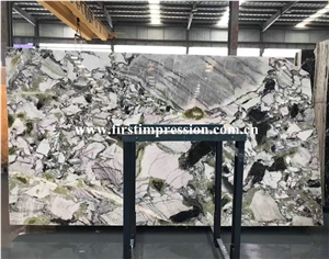 Popular White Beauty Marble Tiles & Slabs/Ice Connect Marble/White Beauty/Ice Green/China Green Marble/Green Marble Slabs& Tiles/Floor Marble/Wall Marble Tiles/Ice Green Marble