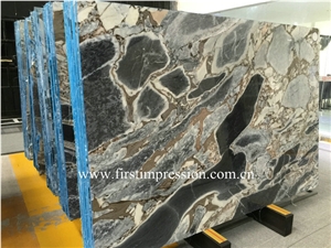 Silver Blue Marble Slab & Tiles, Blue Marble Slab ,China Silver Blue Marble Slab and Tiles,Polished Silver Blue Marble for Wall Tiles,Silver Blue Marble for Countertop