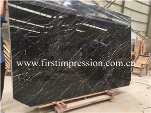 Tulip Marble Tiles & Slabs/China Tulip Marble Tiles & Slabs,Polished Brown Marquina,Brown St Laurent,Saint Laurent Brown Marble Slabs & Tiles,Portoro Gold Marble,Gold & Jade Marble,Cheap Black Marble