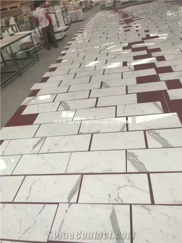 White Marble/High Grade Quality & Best Price Italian Luxury Calacatta Gold Marble Tile&Slab for Interior Decoration/Italy Calacatta White Marble/Calacatta Carrara/Calacatta Pearl Marble Slabs & Tiles
