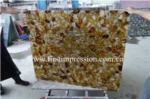 Yellow Agate Semiprecious Stone/ Yellow Agate for Hotel&Villa Project Design/ Yellow Agate Gemstone Flooring and Walling Tiles /Luxury on Sale Yellow Agate Semiprecious Stone Slabs