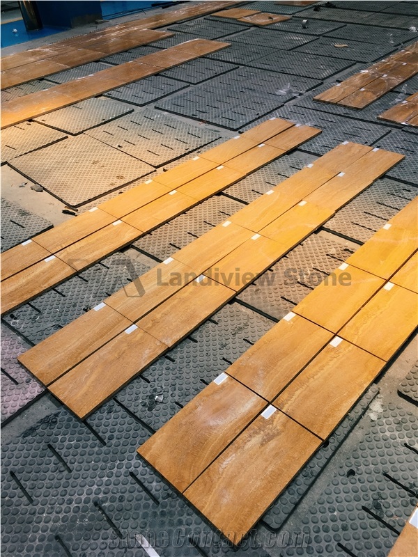 Golden Travertine Tiles, Golden Travertine Slabs, Yellow Travertine Slabs and Tiles