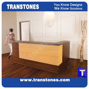 Antique Artificial Honey Onyx Panel Tiles for Translucent Backlit Hotel Reception Countertop,Consulting Top,Solid Surface Manmade Engineered Stone Worktop,Bench Tops,Transtones Customized