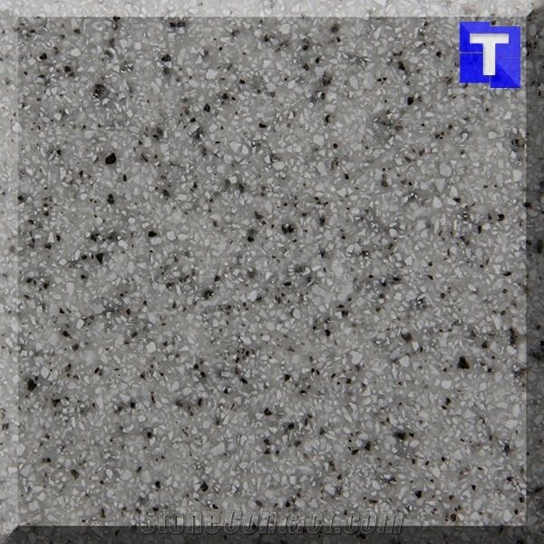 Grigio Sesame Acrylic Tiles Grey Artificial Marble Look Solid