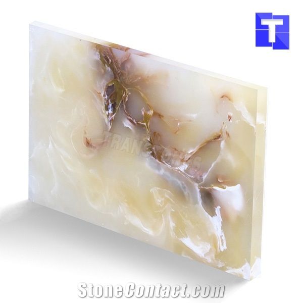 New Material Artificial Golden Dragon Onyx Wall Panel,Floor Tiles Solid