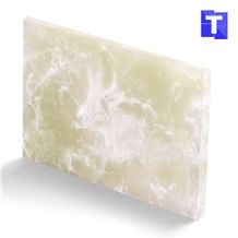 New Material Artificial White Crystal Onyx Wall Panel,Floor Tiles Solid Surface Bianco Glass Stone for Bar Tops,Reception Table Desk Panel for Hotel Counter Tops Design,Interior Furniture Manufacture