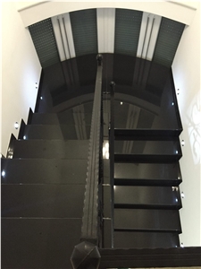 Absolute Black Granite Stair