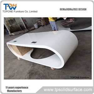 Supply Solid Surface White Office Table Top