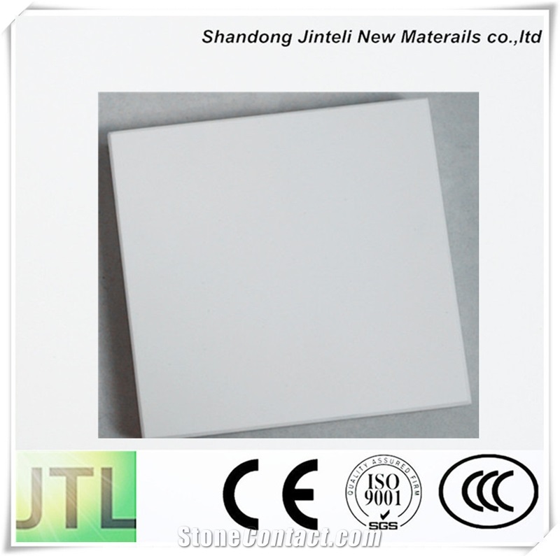 Artificial Engineered Quartz Stone Slabs China Factory Best Price Cut to Size Pure White Quartz Sand