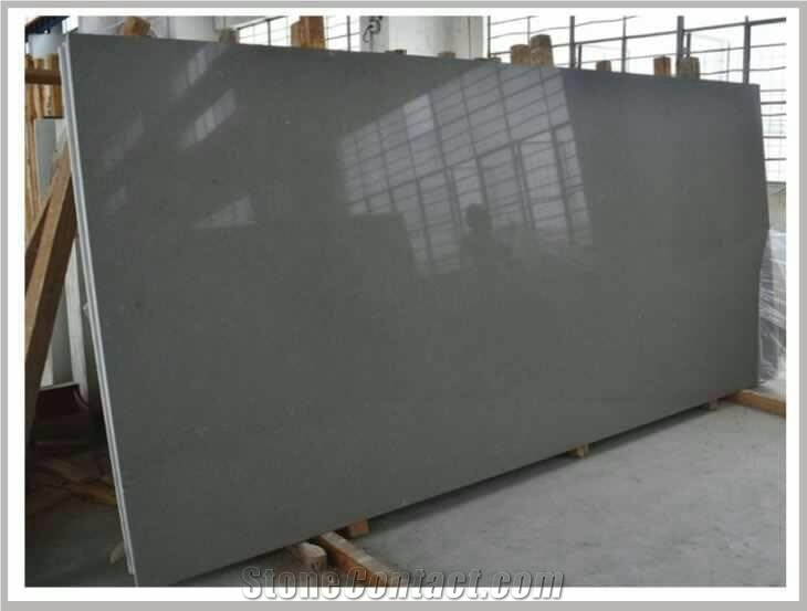 China Factory Quartz Stone Big Size Engineered Slabs Floorings Tiles Pure Snow White Single Black Glass Mirror 3000160030mm