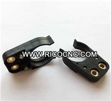 Stone Machine Tools,Bt30 Tool Clips, Black Bt30 Fork Tool, Plastic Bt30 Tool Holders for Cnc Router