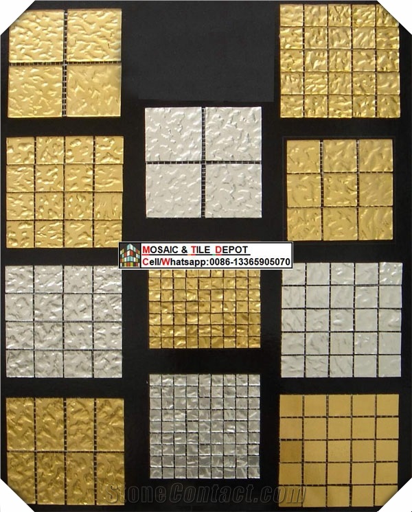 Gold Mosaic,China Mosaic Tile, Silver Mosaic,Bathtub Mosaic