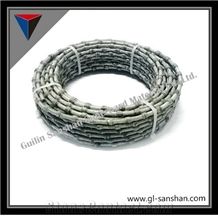 Diamond Plastic Wire Saw, Rope Saw, Stone Cutting and Profiling, Granite and Marble Cutting Tools