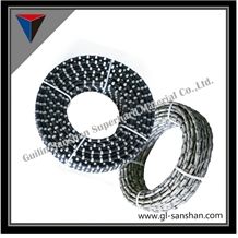 Diamond Rubberized Wire Saw for Granites and Marble Cutting, Rope Saw, Stone Cutting and Profiling, Granite and Marble Cutting Tools, Diamond Cutting Tools
