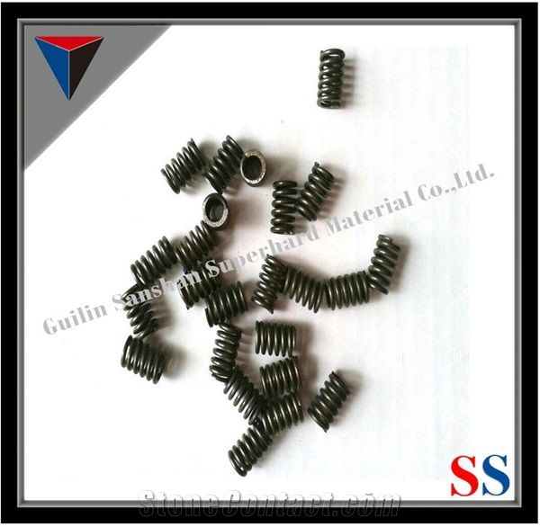 Diamond Wire Saw Accessories Beads, Locks, Joints, Springs