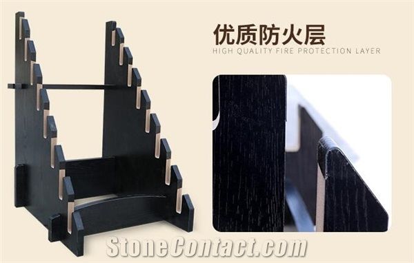 Wing Stands Free Standing Hardwood Rack Wood Tile Display Tiles