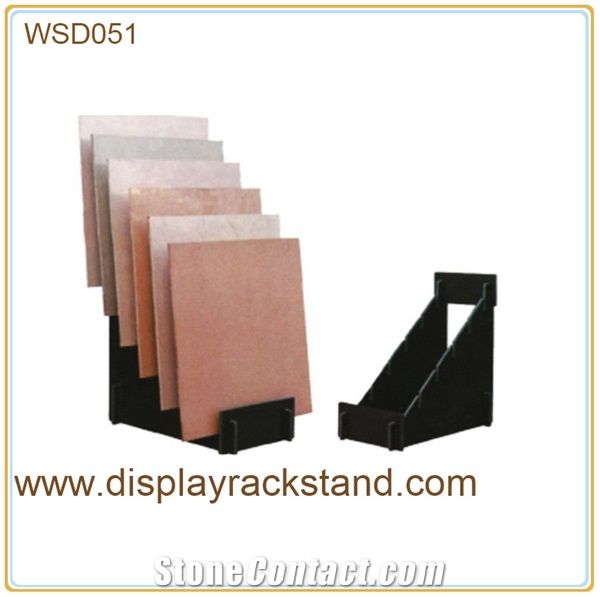 Granite Display Stands Marble Rack Tile Sample Display Bags Exhibition Blocks Metal Display Racks Beige-Marble Display Rack Stands Flooring Tile Display Stands