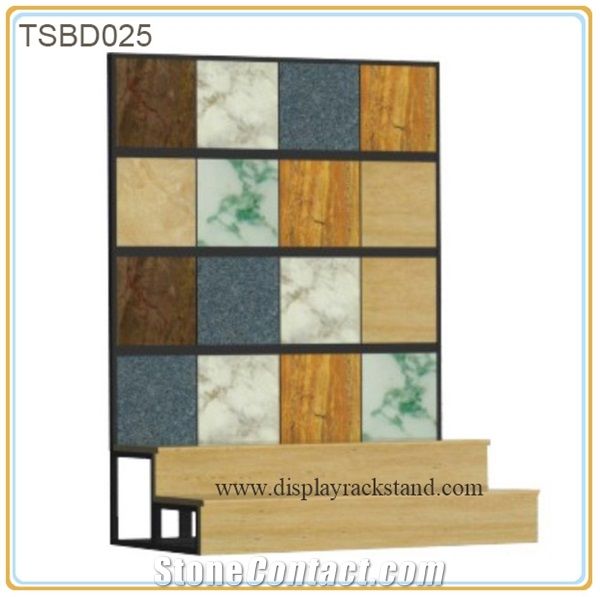 Granite Display Stands Showroom Marble Waterfall Tile Display Racks Sandstone Metal Display