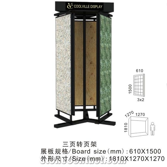 Slate China Display Stands Slab Flooring Display Stand Racks Blocks Warehouse Display Stands