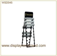 Tiles Display Racks Labradorite Display Stands Showroom Rotating Mosaic Display Racks Quartz China Display Stands Flooring Tile Display Stands Black-Galaxy-Granite Display Rack