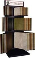 Wing Tile Sample Displays Top Metal Displays Slate Display Rack Stands Block Black Display Stand Racks Exodus Portable Display Cases Marina Hanging Displays Labradorite Metal Display Racks