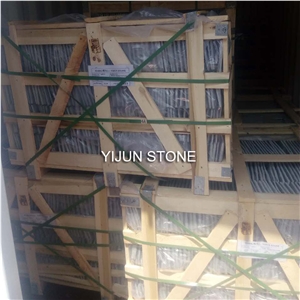 China Yijun Natural Slate P014 Ocean Green Mushroom Stone, Slate Stone Tile
