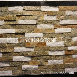 Quartzite Cultured Stone, Ledge, Stacked Stone Veneer