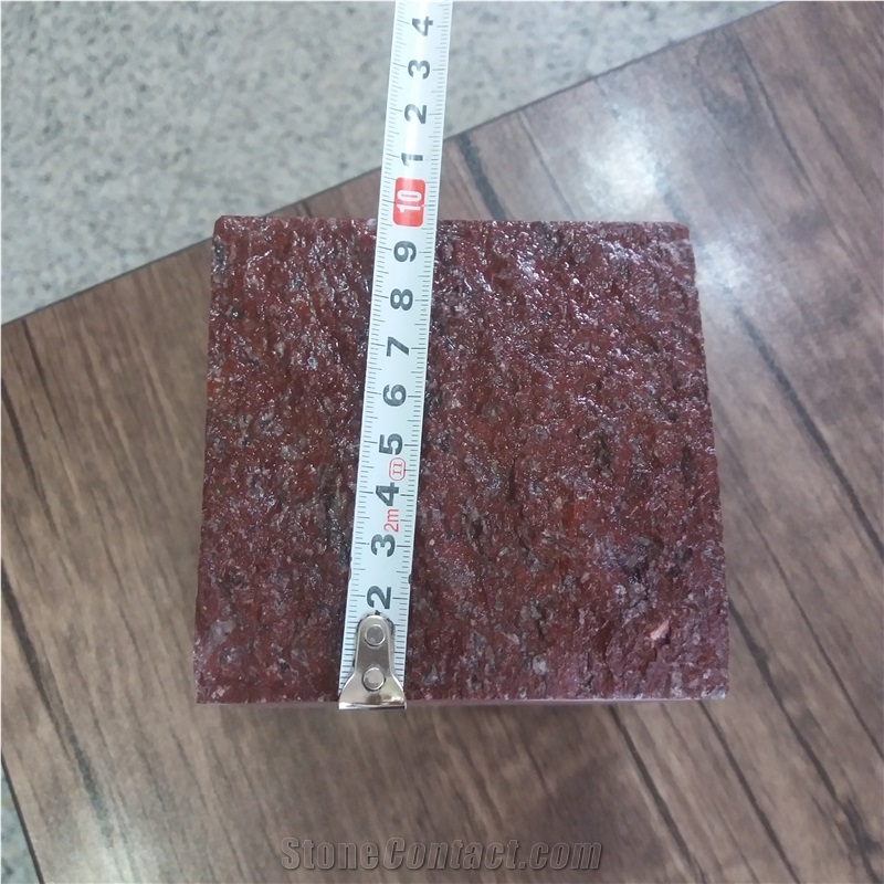 Red Cubic Granite.10*10*10