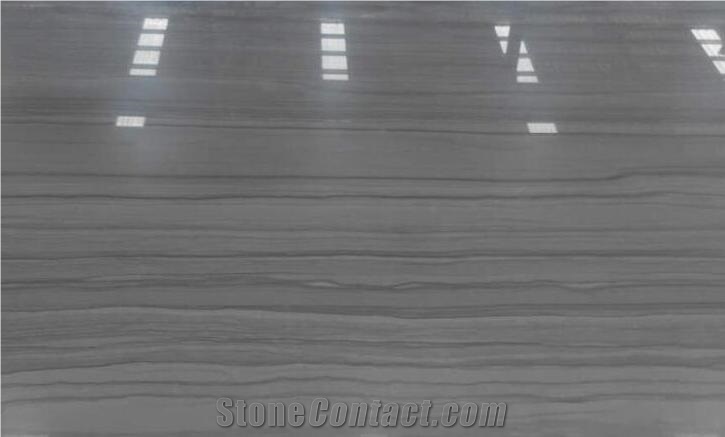Grey Wood Grain Slab, Grey Wooden Grain Marble Tiles, Grey Wooden Marble for Building, Grey Wood Grain Slabs for Tiles, Project Cut-To-Size
