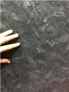 Matrix Black Granite Leathered Slab & Tile/ Brazil Versace Black Granite Walling & Flooring Tiles/ Matrix Black Granite for Countertops & Project Cut-To-Size Etc.