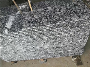 Spray White Granite Slabs/ White Wave Granite Slabs/China G418