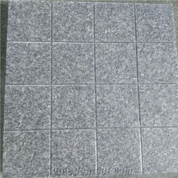 G343 Grey Granite Own Quarry Factory Shandong Grey Granite Stone Flamed Paver Granite Natural Stone Cheap Price Outdoor Project Floor Tiles and Walling Pavers Factory Price