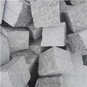 Grey Paving Cube Stone G343 Shandong Grey Lu Grey Own Quarry Low Price Paving Sets Courtyard Road Pavers