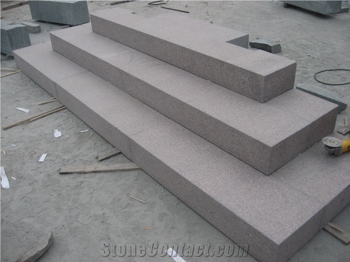 G354 Chinese Granite for Stairs Sawn Cutflamed,Natural Split Staircase Exterior Stone