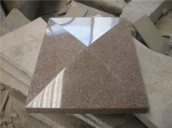G354 Chinese Granite Pier Caps, Red Granite for Different Building Material Polished,Sawn Cut,Flamed