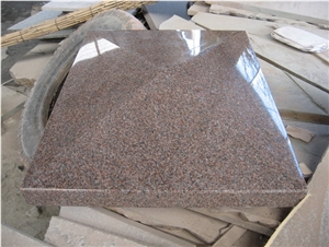 G354 Red Granite Pier Caps - Polished Pillar Tops & Wall Coping