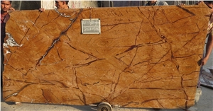 Fresh Lot Of Rainforest Gold Marble Polished Slabs & Tiles, Yellow Polished Marble Floor Covering Tiles