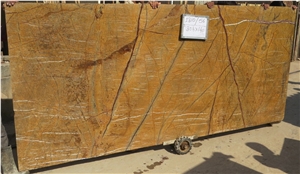 Fresh Lot Of Rainforest Gold Marble Polished Slabs & Tiles, Yellow Polished Marble Floor Covering Tiles